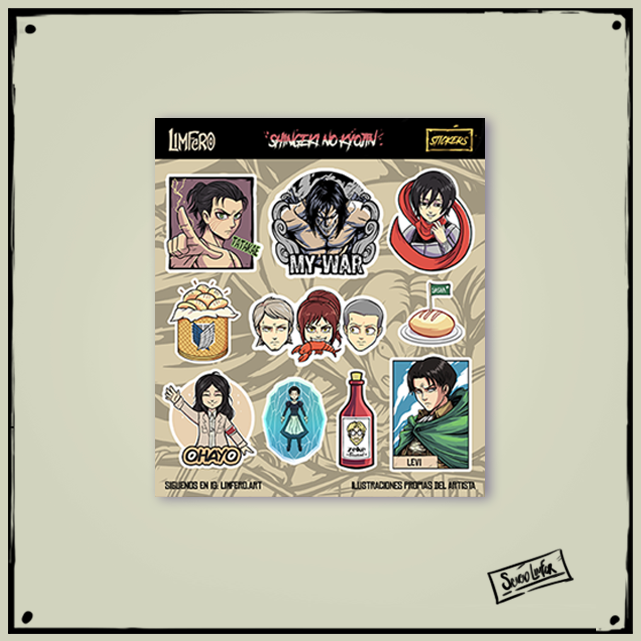 Sticker Attack on titan - Limfero